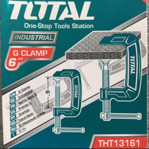Cảo chữ C Kẹp gỗ chữ G ( C) 4 5 6 &quot;  inch Total 4 &quot; THT13141,  5&quot; THT13151, 6&quot; THT13161 Chất liệu thép cao cấp