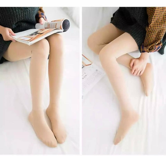 Quần tất dày da và đen