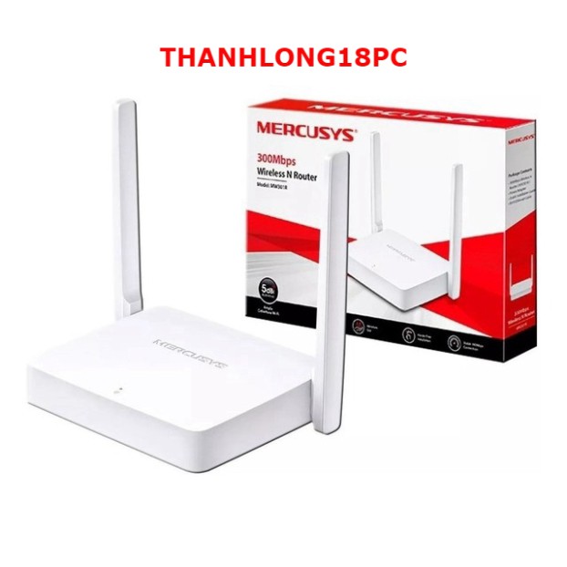 Bộ Định Tuyến Không Dây Phát Sóng Wifi Mecusys 2 Râu Chuẩn N 300Mbps | BigBuy360 - bigbuy360.vn