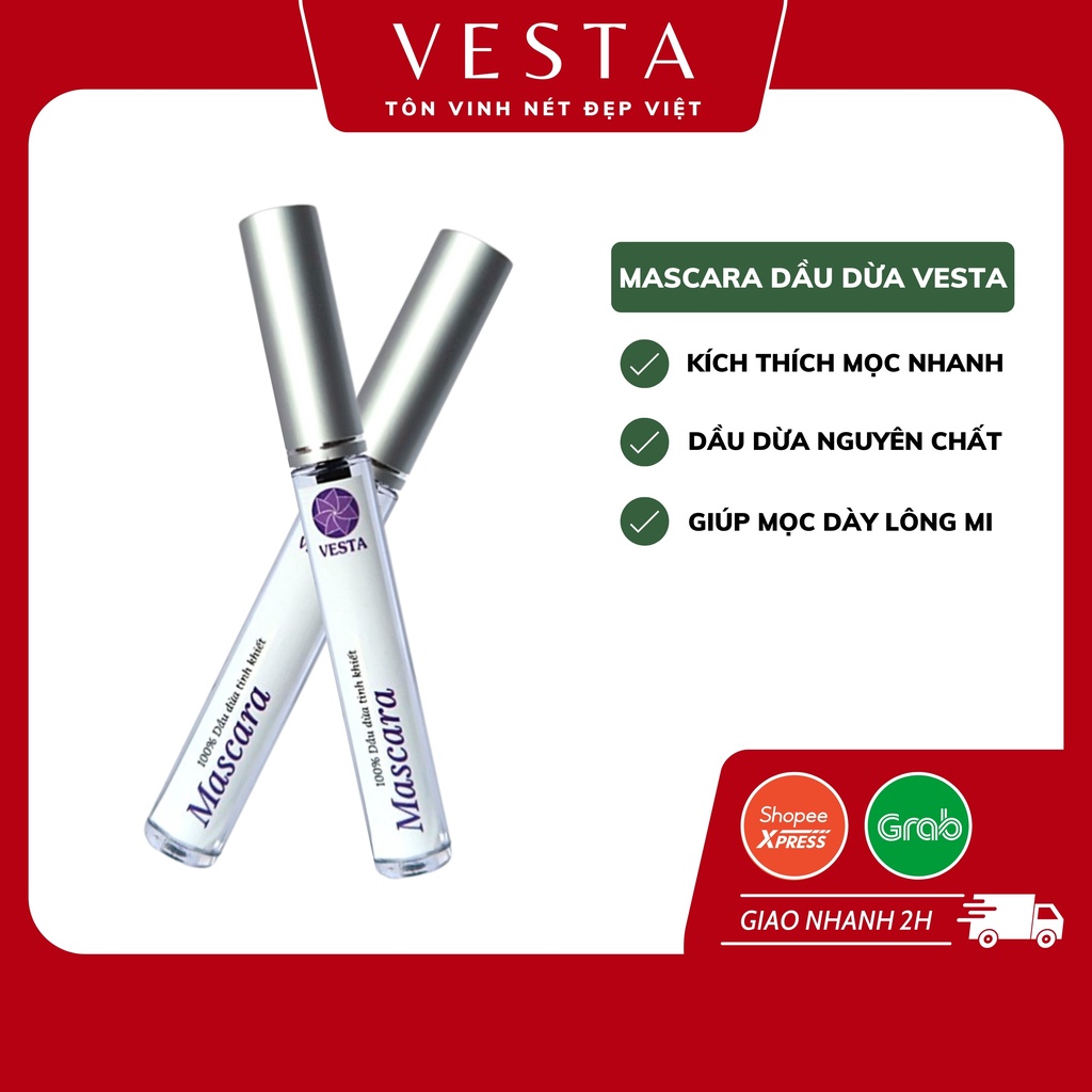 Mascara Dầu Dừa Dưỡng Mi Ép Lạnh Nguyên Chất