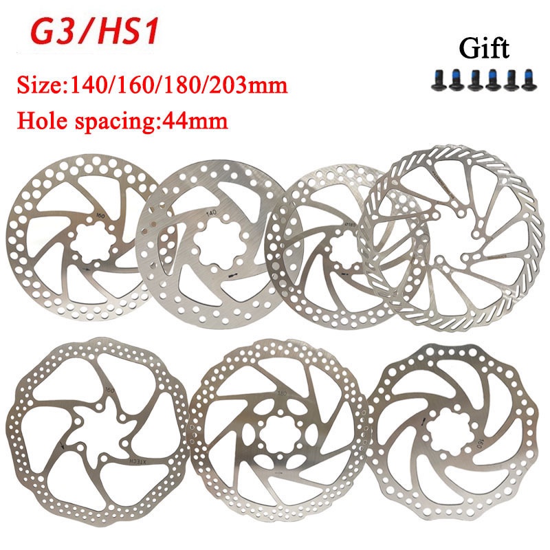 Đĩa Phanh G3 / HS1 120/140/160/180/203mm Cho Xe Đạp Leo Núi G3 HS1