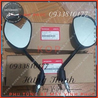 Gương, kính chiếu hậu xe super dream, wave, future neo zin honda chính hãng
