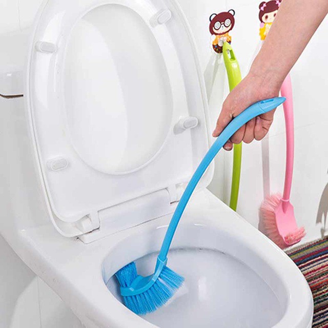 Dụng cụ cọ bồn cầuCAM KẾT CHUẨNChổi cọ toilet 2 đầu - Dụng cụ rửa nhà vệ sinh(TUYỂN SỈ)