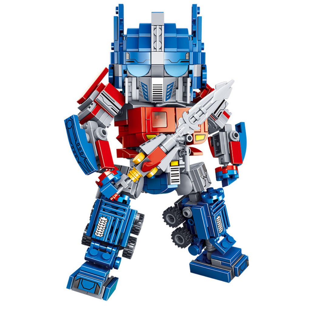 [478 CHI TIẾT-HÀNG CHUẨN] BỘ ĐỒ CHƠI XẾP HÌNH LEGO Transformer OPTIMUS PRIDE - Lego Robot Biến Hình