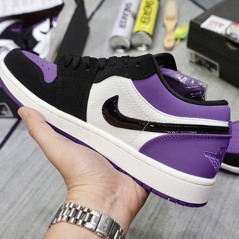 Giày Jordan1 Low Court Purple / JD1 cổ thấp tím - Chuẩn Best - Vnstoresneaker