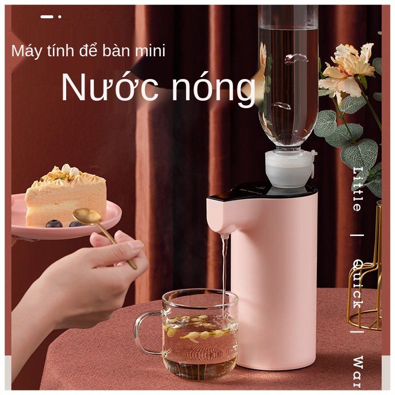 Máy lọc nước để bàn nhỏ bơm đóng chai gia đình cao cấp nóng lạnh mini net nổi tiếng cầm tay