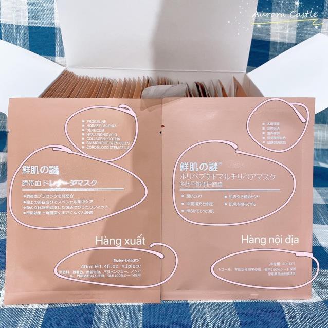 Mặt Nạ Nhau Thai Cừu Rwine Beauty Stem Cell Placenta Mask Nhật Bản