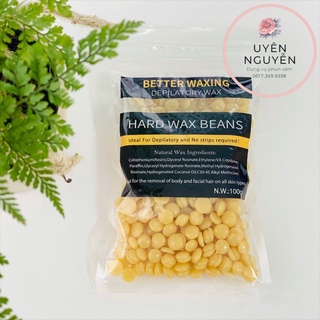 Sáp Wax Lông Nóng hạt đậu BETTER WAXING Beans 100G TẶNG QUE GỖ
