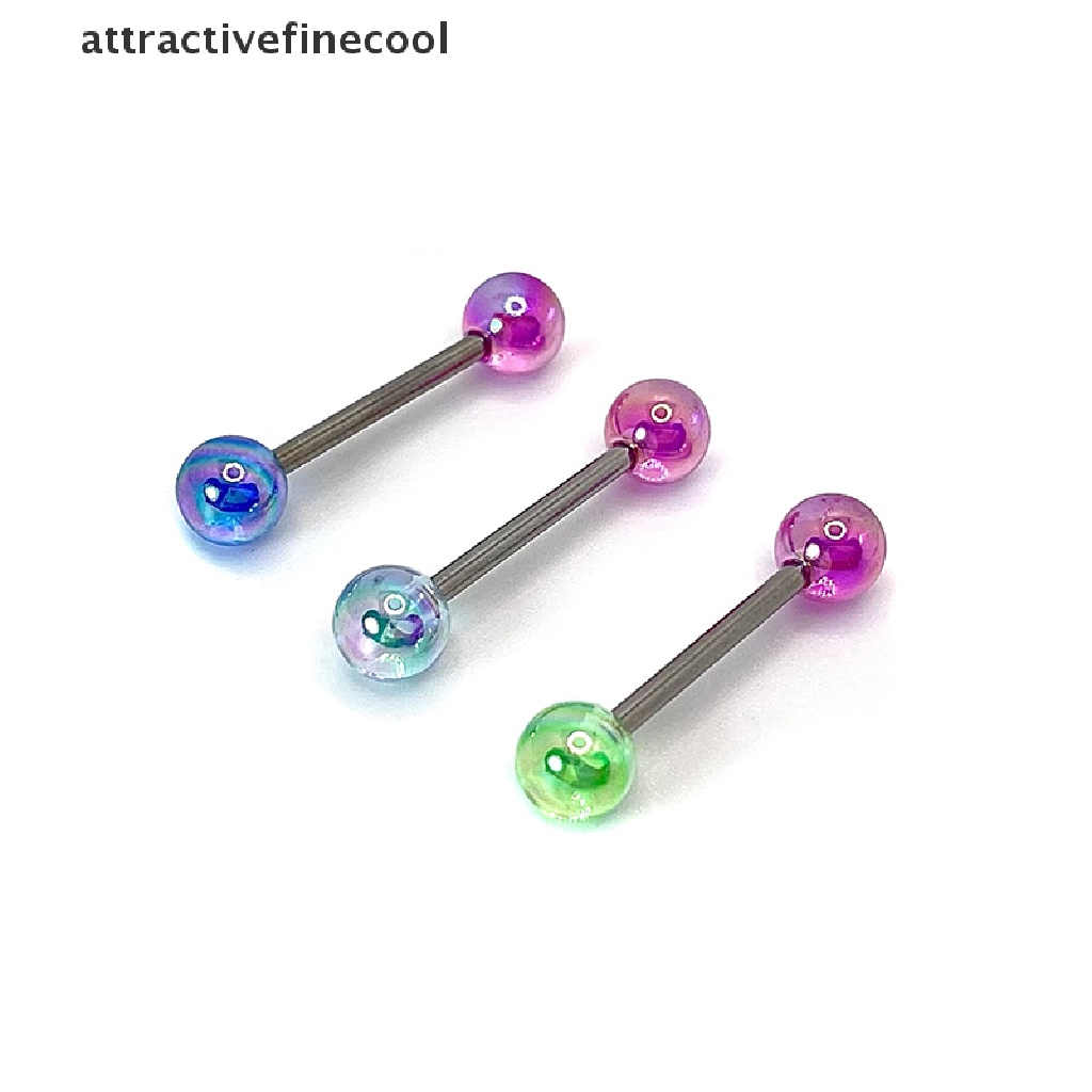 Khuyên Xỏ Lưỡi / Cơ Thể Bằng Thép Titan Nhiều Màu Sắc