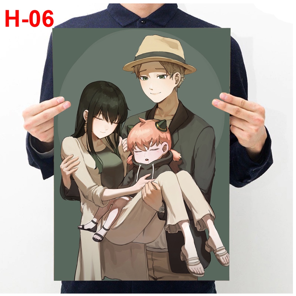 Tranh dán tường anime Spy X Family , Áp Phích anime Spy X Family, Poster anime Spy X Family