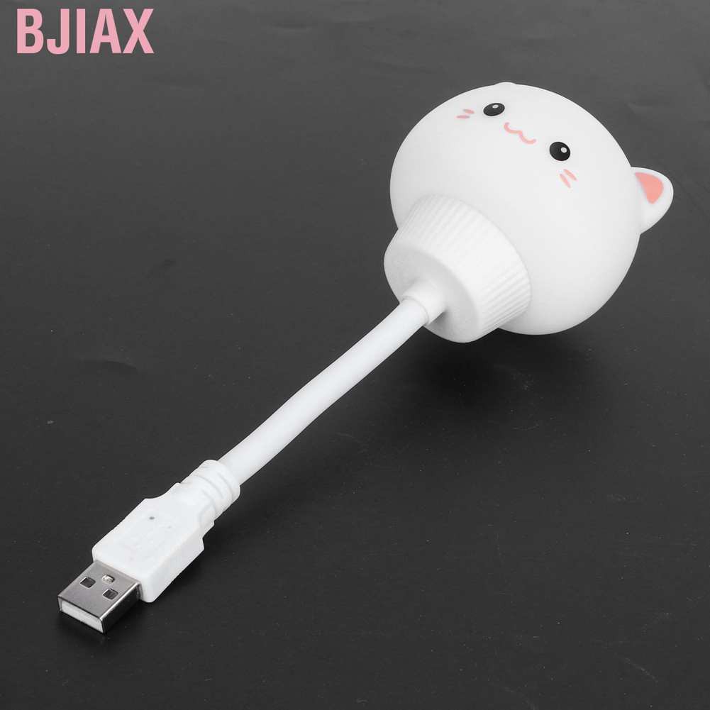 Đèn Ngủ Led Usb Mini Hình Mèo Hoạt Hình Xoay 360 Độ Cho Phòng Ngủ