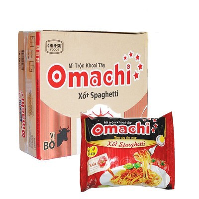 Thùng Mỳ OMACHI Xốt Spagetty