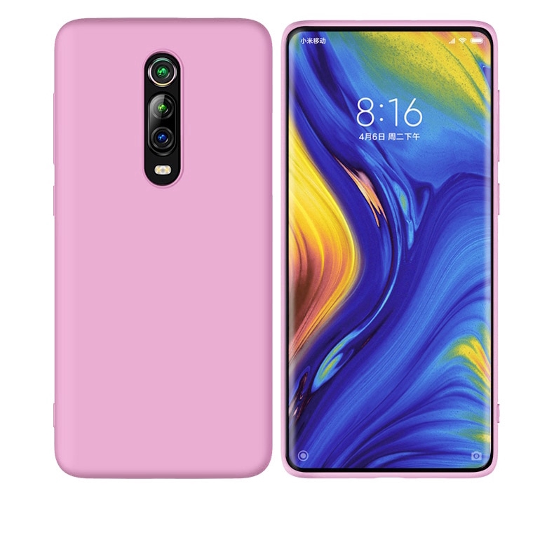 Ốp điện thoại kiểu silicon lỏng thích hợp cho Xiaomi Mi A2 Mix 2 2s 3 Redmi Note 7 K20 Pro