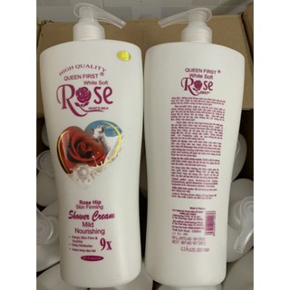 combo 5 chai sữa tắm dê rose 1200ml
