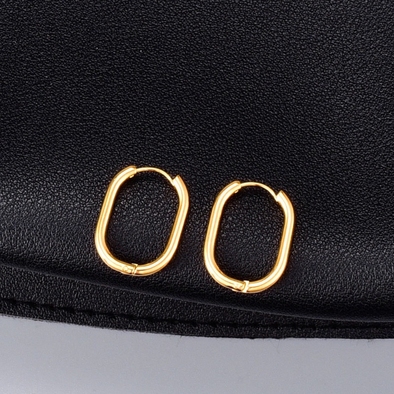 Bông Tai Nam Nữ Unisex Titan Ko Han Rỉ TT 3847 - 1 cặp