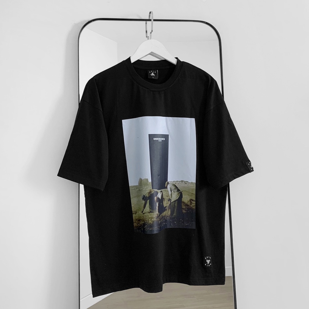 Áo Thun Oversize Udc White, Áo phông chất liệu 100% cotton co giãn 2 chiều, Local Brand ODIN CLUB