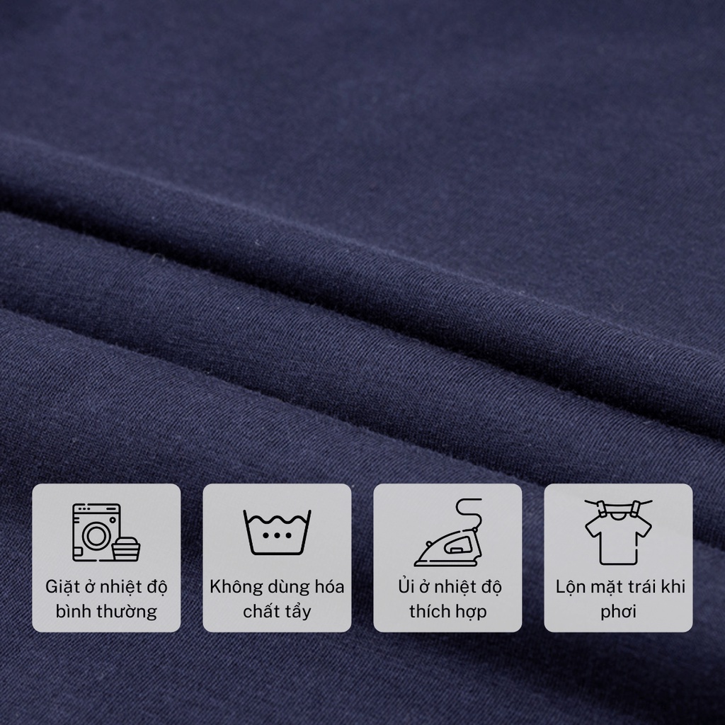 Áo thun nam cổ tròn basic CIZA vải cotton dày dặn, co giãn, tay ngắn, trẻ trung size S M L XL 4 màu ATNB01