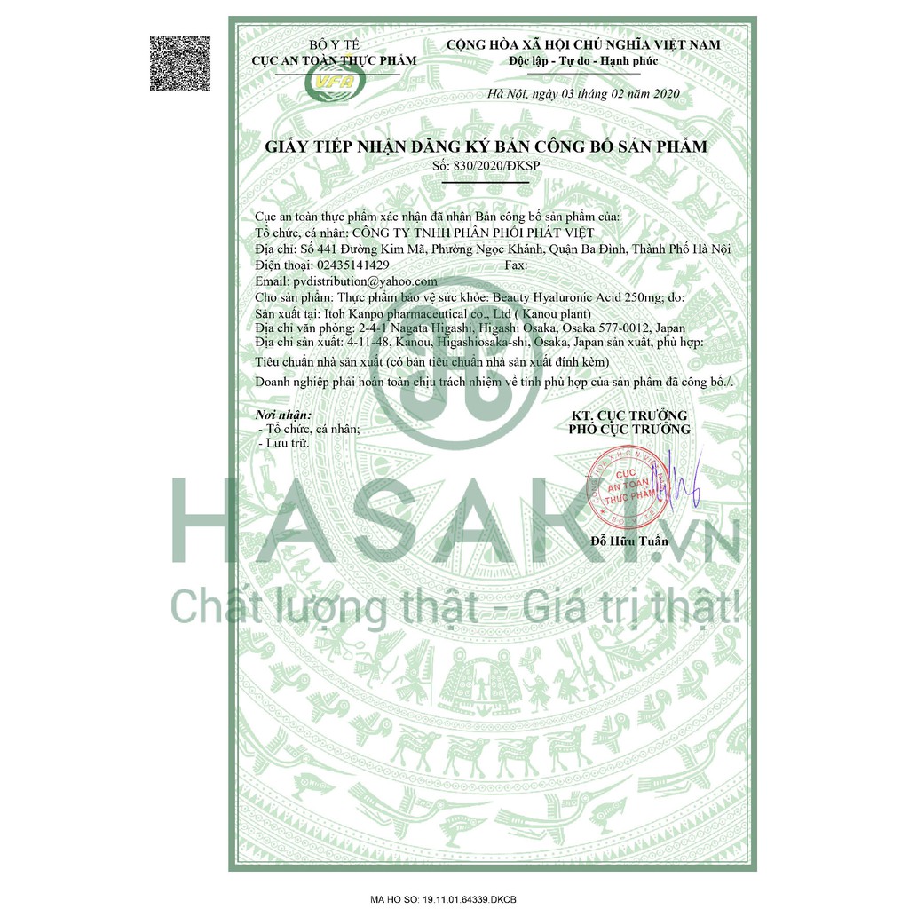 Viên Uống Bổ Sung Hyaluronic Acid Naris ITOH Hyaluronic Acid Collagen 120 Viên