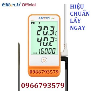 Nhiệt ẩm kế tự ghi Elitech GSP-6 (hiệu chuẩn trong 1 ngày)