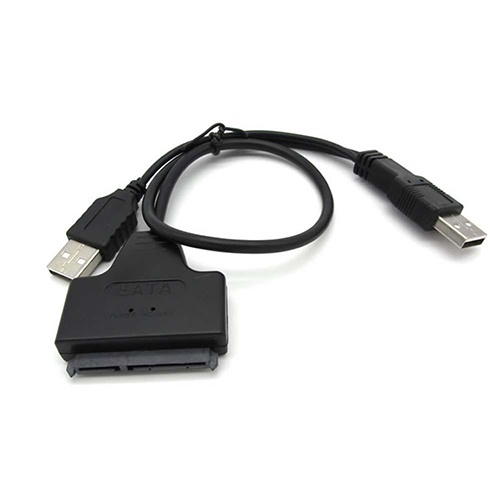 Cáp Chuyển Đổi USB 2.0 Sang 2.5inch 22Pin 7+15 ATA SATA 2.0 HDD/SSD | BigBuy360 - bigbuy360.vn