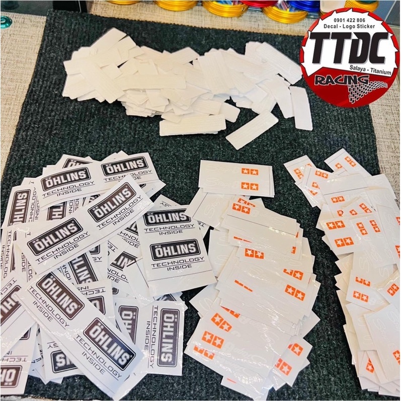 [ Giá 1 cặp ]Tem Sticker Uv mực nổi Stage6 nổi trên mọi nền màu✌