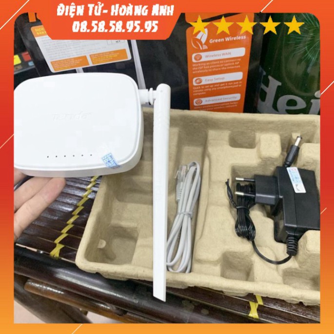 Bộ Phát 2 Râu WiFi Tenda N300- Chính hãng 300Mbps 2 râu