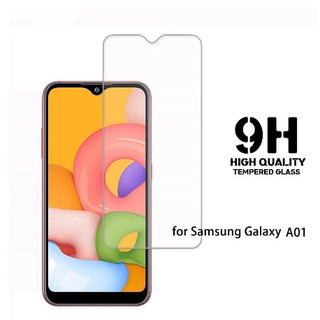 Kính cường lực Samsung A01 trong suốt không Full màn hình
