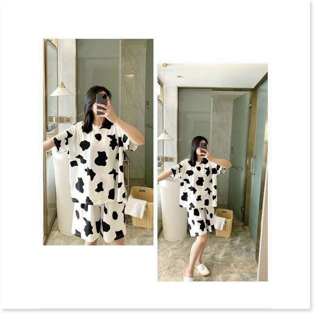 Đồ bộ bò sữa thun Cotton cực xinh cho các bạn trẻ KOKO MI STORE