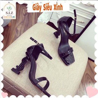 Guốc Sandal Cao gót chữ Tiền sang chảnh