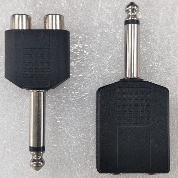 Đầu chuyển từ jack 6.5mm ra 2 lỗ 6.5mm/3.5mm