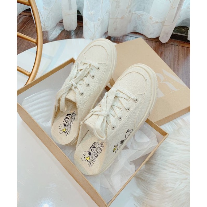 hm(ẢNH THẬT) Giày Sục Thể Thao Nữ Zara Snopy Mềm Êm Fullbox  Hãng Cao Cấp