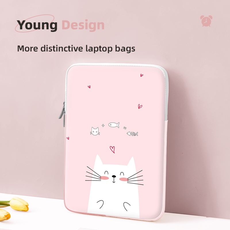 Túi Da PU Đựng Laptop 11-15 Inch Chống Thấm Nước Cho Lenovo HP Dell Acer Asus