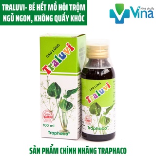 TRALUVI- Thực phẩm hỗ trợ bé hết mồ hôi trộm, ăn ngon hơn, ngủ ngon và không quấy khóc.