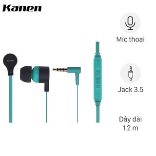 Tai nghe nhét tai kanen ip-219 aqua