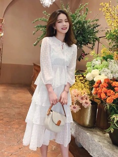 Váy tầng tiểu thư ulzzang