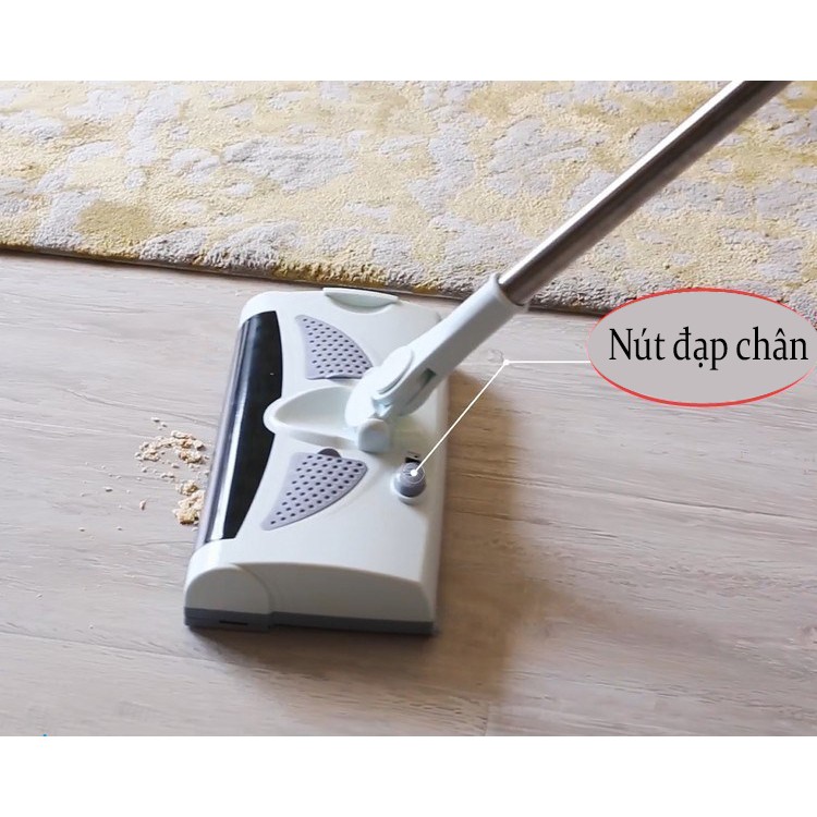 MÁY HÚT BỤI, CHỔI ĐIỆN LAU HÚT BỤI KHÔNG DÂY WOLTER SWEEPER SẠC ĐIỆN, KHÔNG DÂY, TIỆN LỢI CHO GIA ĐÌNH