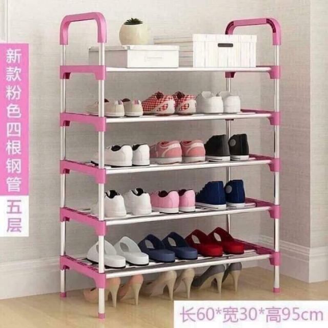 Kệ giày 5 tầng inox