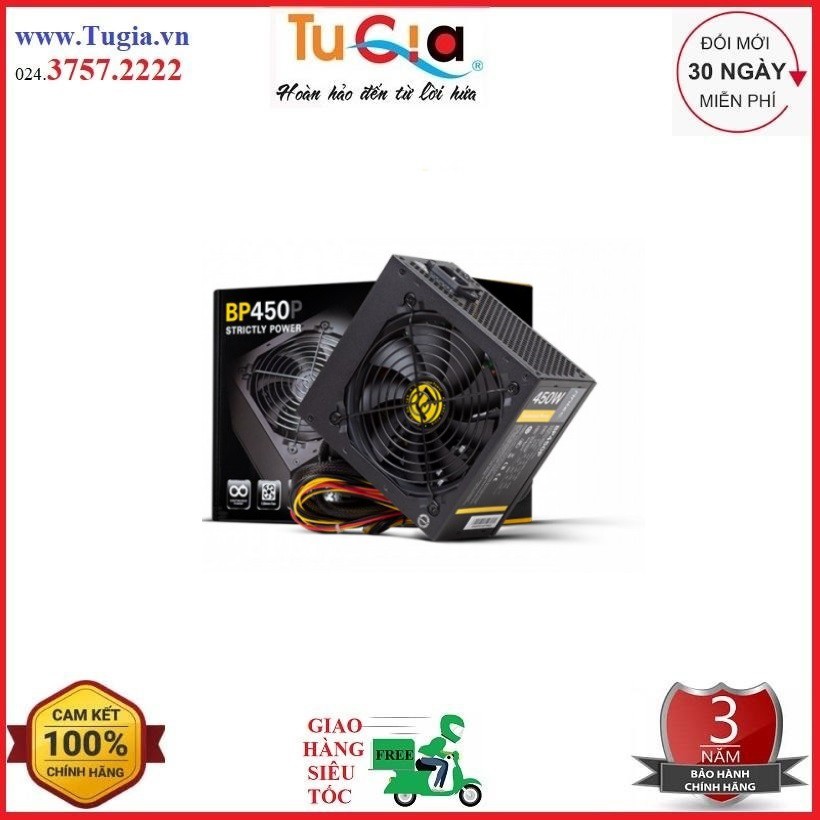 Nguồn máy tính Antec ATOM BP450P - Công suất thực 450w