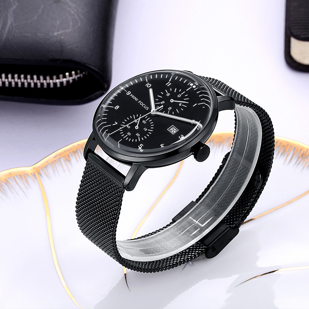 [Mã FARSBRT51 giảm 20K đơn 0 Đồng] [Tặng vòng tay]Đồng hồ nam Mini Focus chính hãng MF0052G.06 thời trang cao cấp