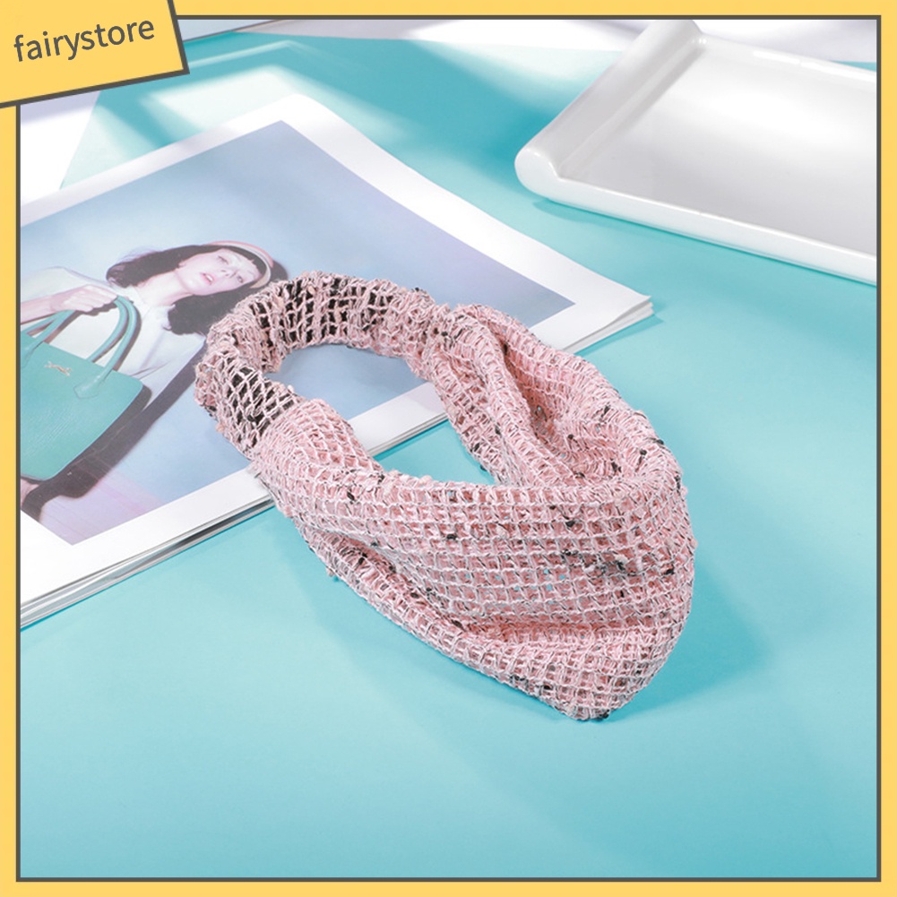 Băng Đô Cài Tóc Co Giãn Bản Rộng Họa Tiết Hoa Thời Trang Cho Nữ