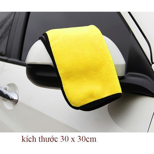 Khăn Lau Ô Tô - Khăn Lau Xe Đa Năng MICROFIBER 2 Lớp Lau Xe Ô Tô, Nhà Cửa Chuyên Dụng