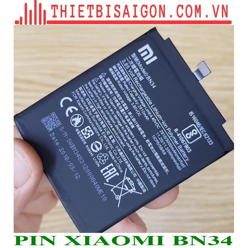 PIN XIAOMI REDMI 5A