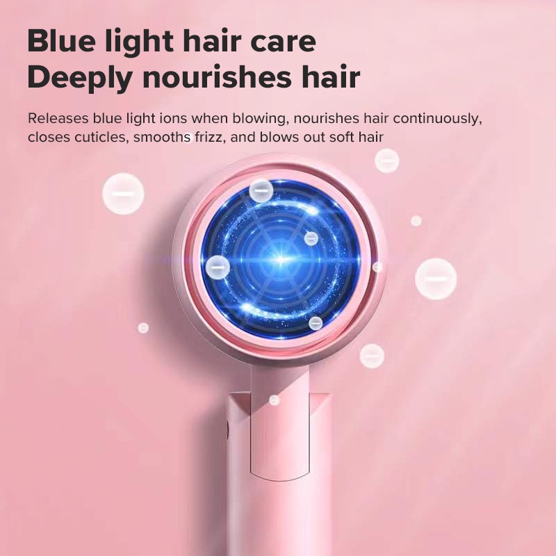 Máy sấy tóc ion nano Ubeator nhiều màu sắc chăm sóc tóc chuyên nghiệp nhanh khô 1600W