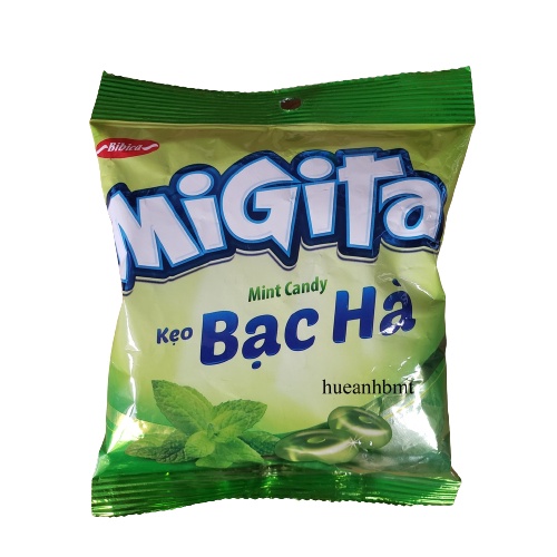 Kẹo cứng Migita Bạc Hà gói 70g