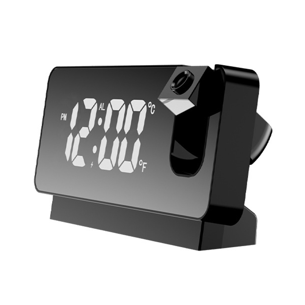 Plastic *Projection *Alarm *Clock Portable Removable Electronic *Thermometer [LED Screen] [USB Powered] burang