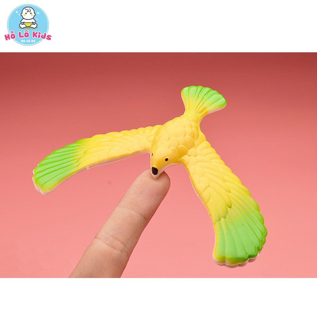 Đồ chơi chim ưng giữ thăng bằng kèm đế kim tự tháp vui nhộn xả stress Hồ Lô Kids