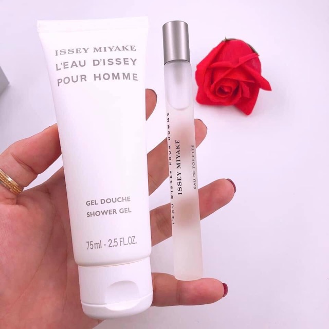 Set Nước Hoa và dưỡng thể issey Miyake L’eau D’issey Pour Femme mini 10ml | Thế Giới Skin Care