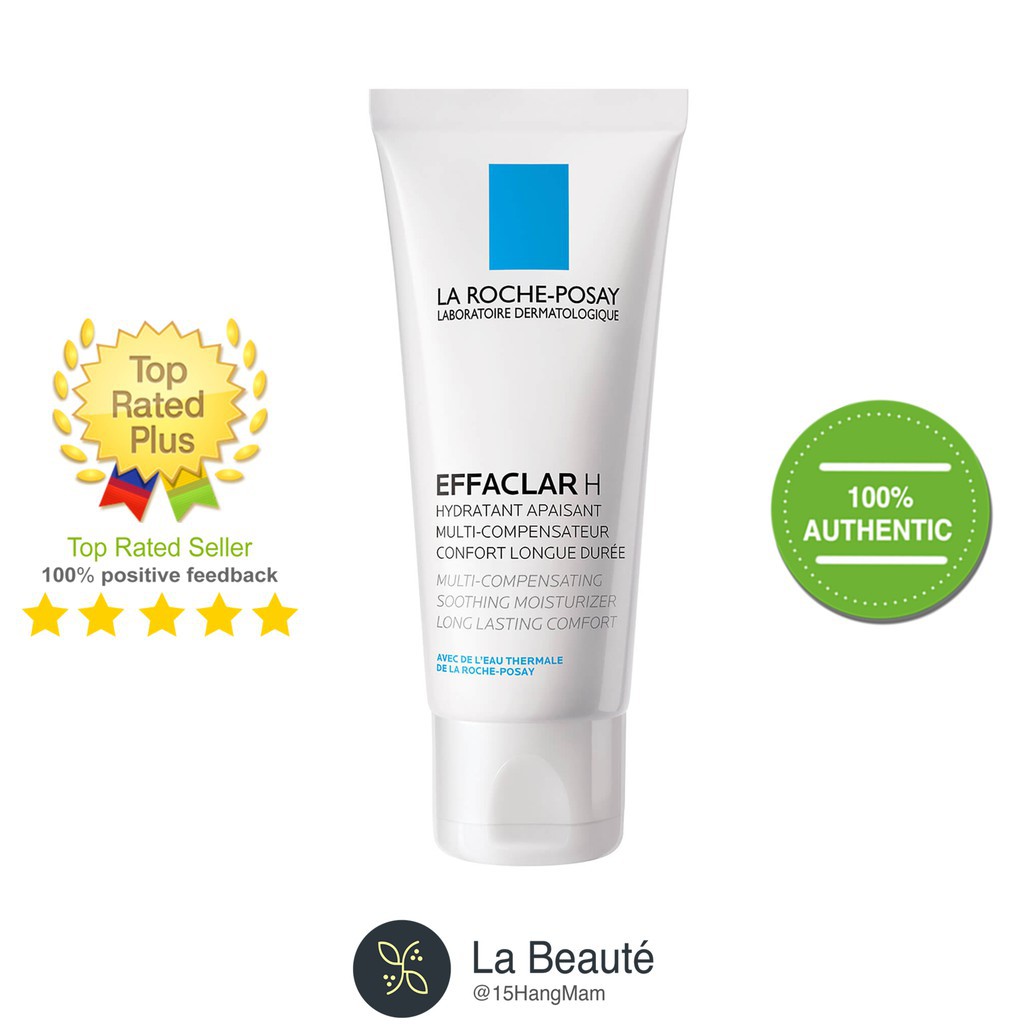 La Roche-Posay Effaclar H - Kem Dưỡng Phục Hồi Độ Ẩm Và Làm Dịu Da Mụn 40ml