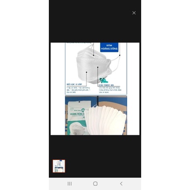 Sale Khẩu trang Hoàng Dũng KF94.