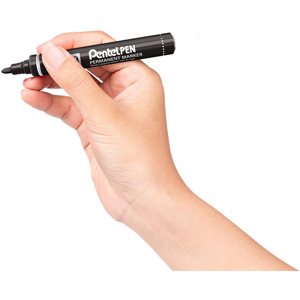 Bút Dạ Dầu Pentel N50 | Mực Nhanh Khô, Không Nhòe Khi Thấm Nước | Viết Được Trên Nhiều Chất Liệu